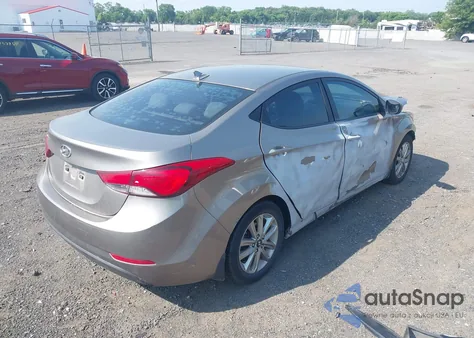 2014 Hyundai Elantra Se из США, поврежденный, VIN 5NPDH4AEXEH529042